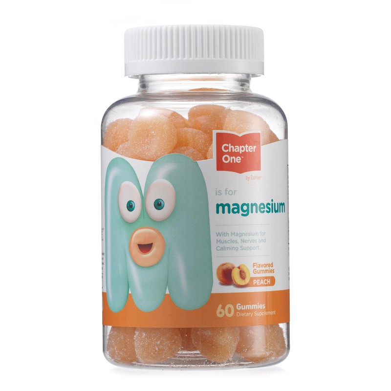 Zahler Chapter One Gomitas De Magnesio De Durazno 60 gomitas