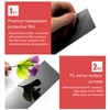 6 Pcs Side Door Window Cover Glossy Black Pillar Post