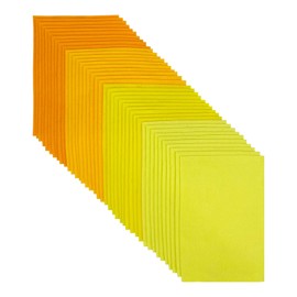Soft Felt Sheets, 8x12 inches Assorted Craft Felt Fabric, 1.4mm Thick Felt Square for Crafts, 4 Colors 40 Pieces Color Felt for Craft DIY Project (YELLOW SERIES)