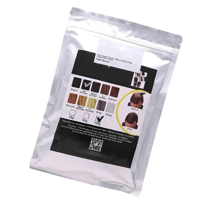 Hair Building Fibers 100g Electrostatic Adsorption Easy to Use Portable