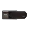 PNY 128GB USB 2.0 Flash Drive Portable Capless Design Black