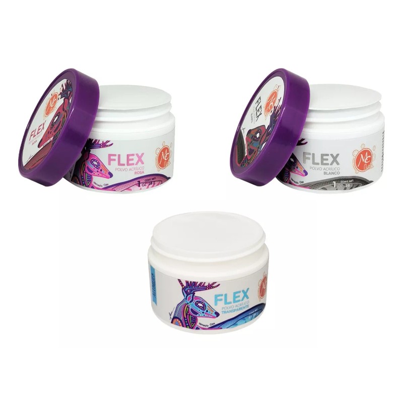 Mc Nails Acrilicos Para Uñas 1 Oz , 3 Colores