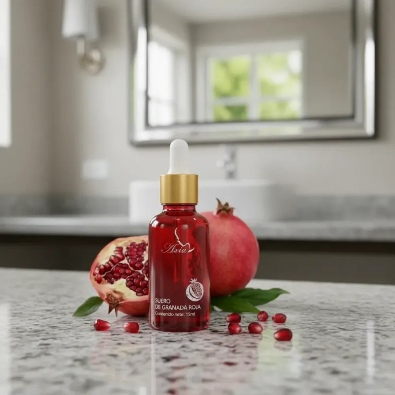 Suero Facial De Granada Roja Hidratante Antiedad