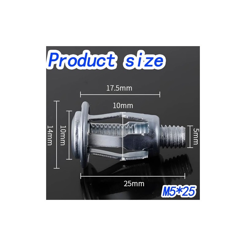 YOKOMING Jack Nut with Installation Tool Set M5 Petal Nuts