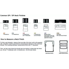 Magnakoys®  8-425 Continuous Thread Closure Black Caps  (6 pieces)