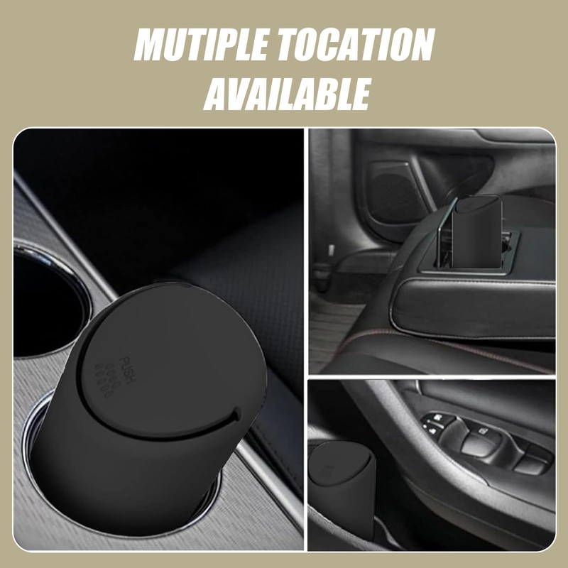 pinflaw Pack of 1 Car Storage Bin, Center Console Trash