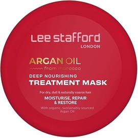 Lee Stafford Hydrating Hair Mask | Argan Oil Collection - Deep Conditioning Moroccan Treatment, Best for Dry, Damaged Hair to Restore and Repair Moisture & Shine, 5 Minute Leave-In, 6.7 Fl Oz