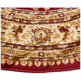Unique Loom Voyage Collection Traditional Oriental Classic Intricate Design Area Rug (4' 0 x 6' 0 Oval, Red/Gold)