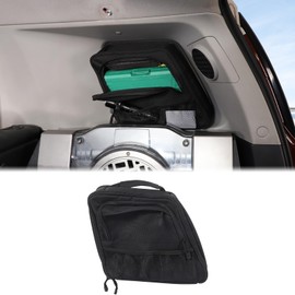 Aunginsy Rear Trunk Right Side Window Storage Bag Compatible with Toyota FJ Cruiser 2007-2021+, Car Trunk Organizer Storage Box Multiple Pocket Oxford Cloth Space Saving Expansion Interior Accessories