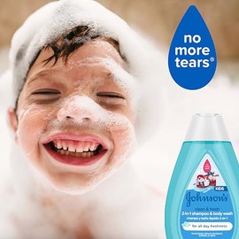 Johnson's Baby Clean & Fresh Children's Tear-free Shampoo & Body Wash, Sulfate-free, 13.6 fl. oz.
