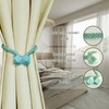 Yazikisa Curtain Holdbacks Magnetic Curtains Tiebacks Tie Back Drapery Holders