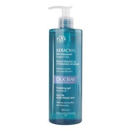 Ducray Keracnyl Gel Limpiador Espumoso Sin Jabón 400 ml