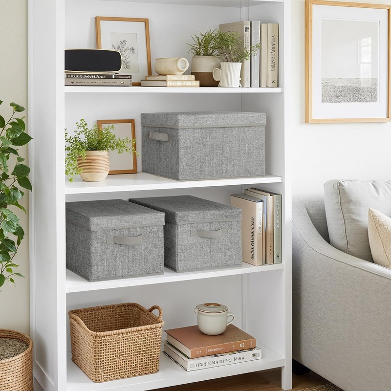 GRANNY SAYS Storage Bins with Lids, Keepsake Memory Box, Storage