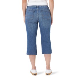 Lee Women's Relaxed Fit Capri Jean, Soar, 14