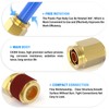 TAILONZ PNEUMATIC 1/4" Tube OD x 1/8" NPT Thread DOT