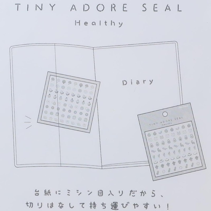 [Sticker Sheet] PM TINY ADORE SEAL/MISTY Kamio Japan Cute Variety