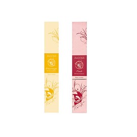Indian Incense Sticks Set of 2 Spa - Soul of India Fair Trade: Memory and Joy, 1 Pack of 10 Sticks