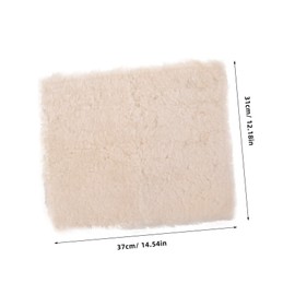 LALAFINA 3sheets Faux Wool Padding Fabric for Insole Versatile Sewing Material for Quilting Knee Foot and Waist Stylish Artificial Wool Fabric for Use