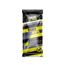 Sweat No More Body Wipes With Nourishing Botanical Extracts Pack of 50ct Individually Wrapped 10x9” Extra Large Wipes Perfect For Gym, Outdoor Activities To Refresh And Remove Sweat, Dirt, Body Odor