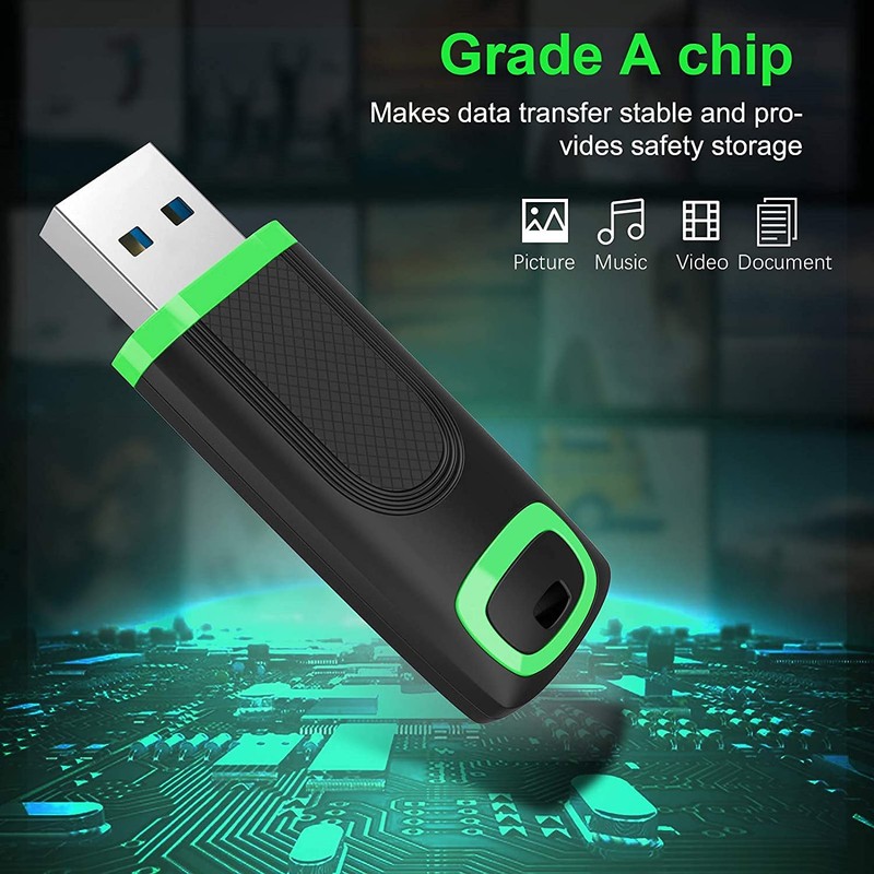 KEXIN 128GB USB 3.0 Flash Drive - Cap Design Mini