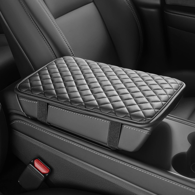HighnessHwoo Car Armrest Covers, Vehicle Center Console Cover, Middle Storage
