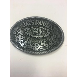 Jack Daniels Old No. 7 Brand Belt Buckle Silver Tone