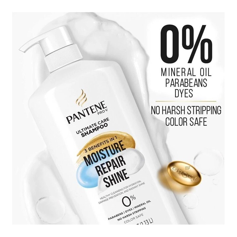 Pantene Pro-V Ultimate Care 3-in-1 Shampoo 38.2 fl oz Cleanse