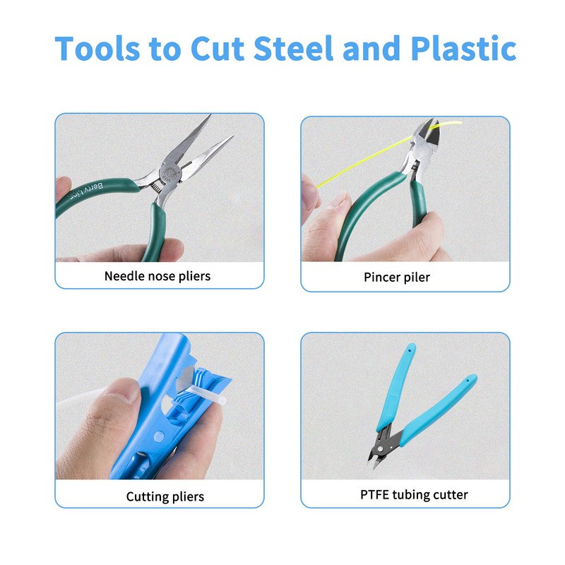 Creality 3D Printer Tool Kit with Case 35Pcs with Cleaners