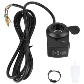 Thumb Control Throttle Assembly, Throttle Speed Control 48V Control Thumb Throttle Assembly for E-bike Electric Bike Finger Thumb Throttle Accelerator