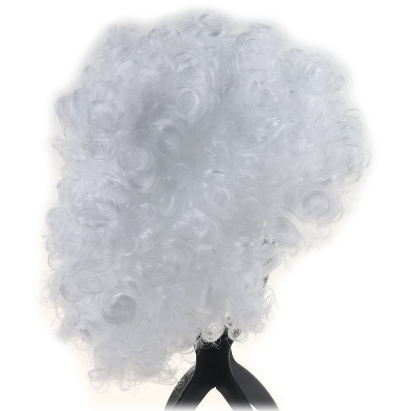 PMLAND White Scientist Professor Cosplay Wig