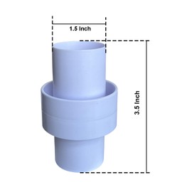 ATIE 1.5" Pool Cleaner Hose and Vacuum Hose Connector Adapter AXV092 Replacement For Hayward AXV092 Automatic Pool Cleaner Hose Connector