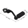 FOVPLUE 1.25" Highway Footpegs,Long Angled Adjustable Highway Pegs w/Mounts for