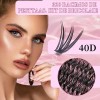 Kit de Extensiones de Pestañas Postizas con Pegamento y Sellador