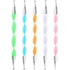 Plus Nao Dot Pen, Set of 5, 0.5mm, 1mm, 1.5mm,