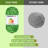 3 * 100g Velvet Chenille Chunky Yarn for Crocheting, Handcrafts