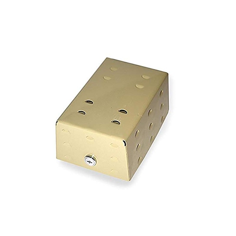 White-Rodgers F29-0222 Universal Thermostat Guard, Metal, Ring Base