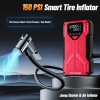 Featou 6000A Car Jump Starter with Air Compressor Combo Portable