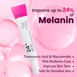 Dark Spot 24% Correcting Pink Glow Cream | Ácido tranexámico 6%, niacinamida 5%, manchas oscuras, manchas, hiperpigmentación, baja irritación, cuidado