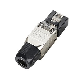 Network Connector Cat 7 Tool-Free, RJ45 Plug, Network Connector Cat7 Tool-Free, RJ45 Plug, LAN Plug Cat 7 Tool-Free 10 Gbit/s 500 MHz