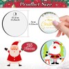 Billbotk 25 Pieces Sublimation Ornament Blanks, 3.15'' Round Blank Sublimation