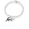 Triceratops Dinosaur PP-G18 fine lead free English Pewter charm on