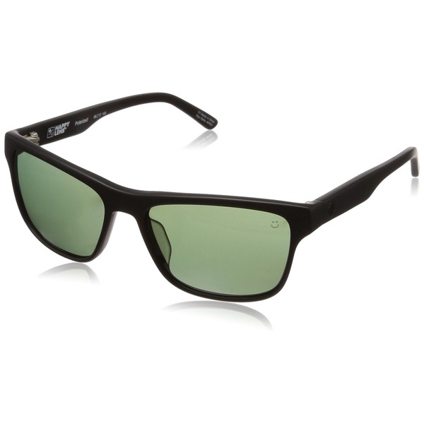 Spy Walden Polarized Sunglasses-Matte Black-Gray Green