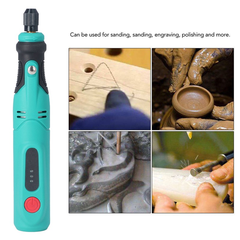 40Pcs Cordless Rotary Tool 3.6V USB Charging 3 Variable Speed