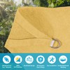 Amagenix Sun Shade Sail 16'X20' Curved Edge Outdoor Shade Canopy