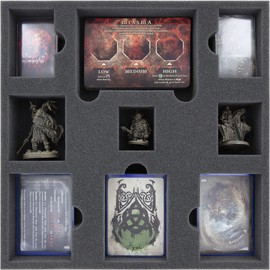 Feldherr Foam Set Compatible with Tainted Grail: The Decline Avalons - Red Death + Echoes of The Past - Board Game Box