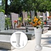 Baoblaze 2 Pieces Grave Vase with Ground Spike and Base,