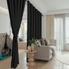Hiasan Room Divider Blackout Curtains,Extra Wide 120 x 96 Inches