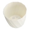 5 PCS Indoor Plant Pots with Base PP White Beautiful