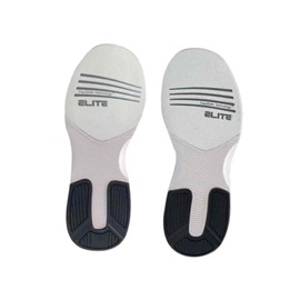 ELITE - Zapatos de bolos cómodos para mujer, suela universal deslizante, malla ultraligera estilo atlético para jugadores de bolos, gris/melocotón , 23.5 cm