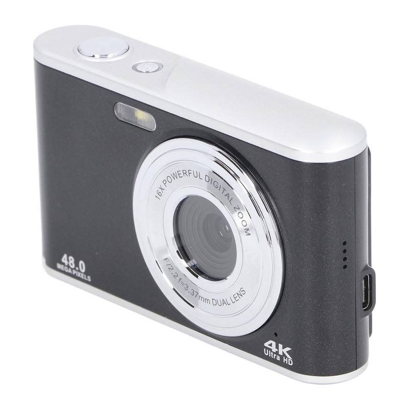 Pocket Camera 48MP 4K Ultra HD Dual Lens 16x Zoom